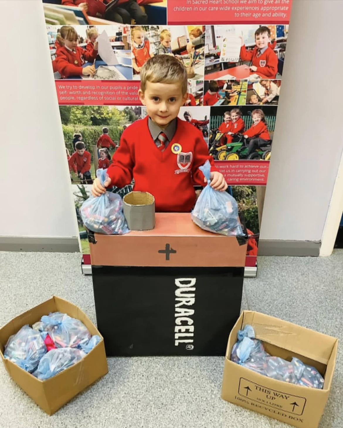 Successful Battery Hunting at Sacred Heart! Duracell Big Battery Hunt